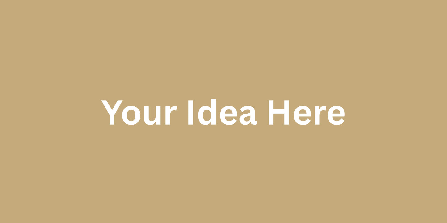 Custom "Create Your Own" Banner