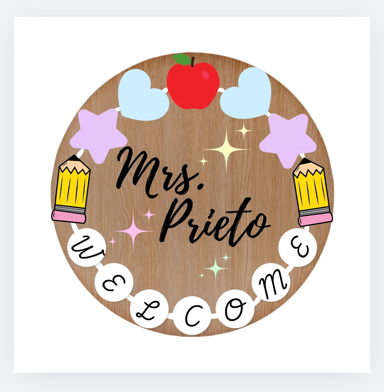 Teacher Welcome Sign